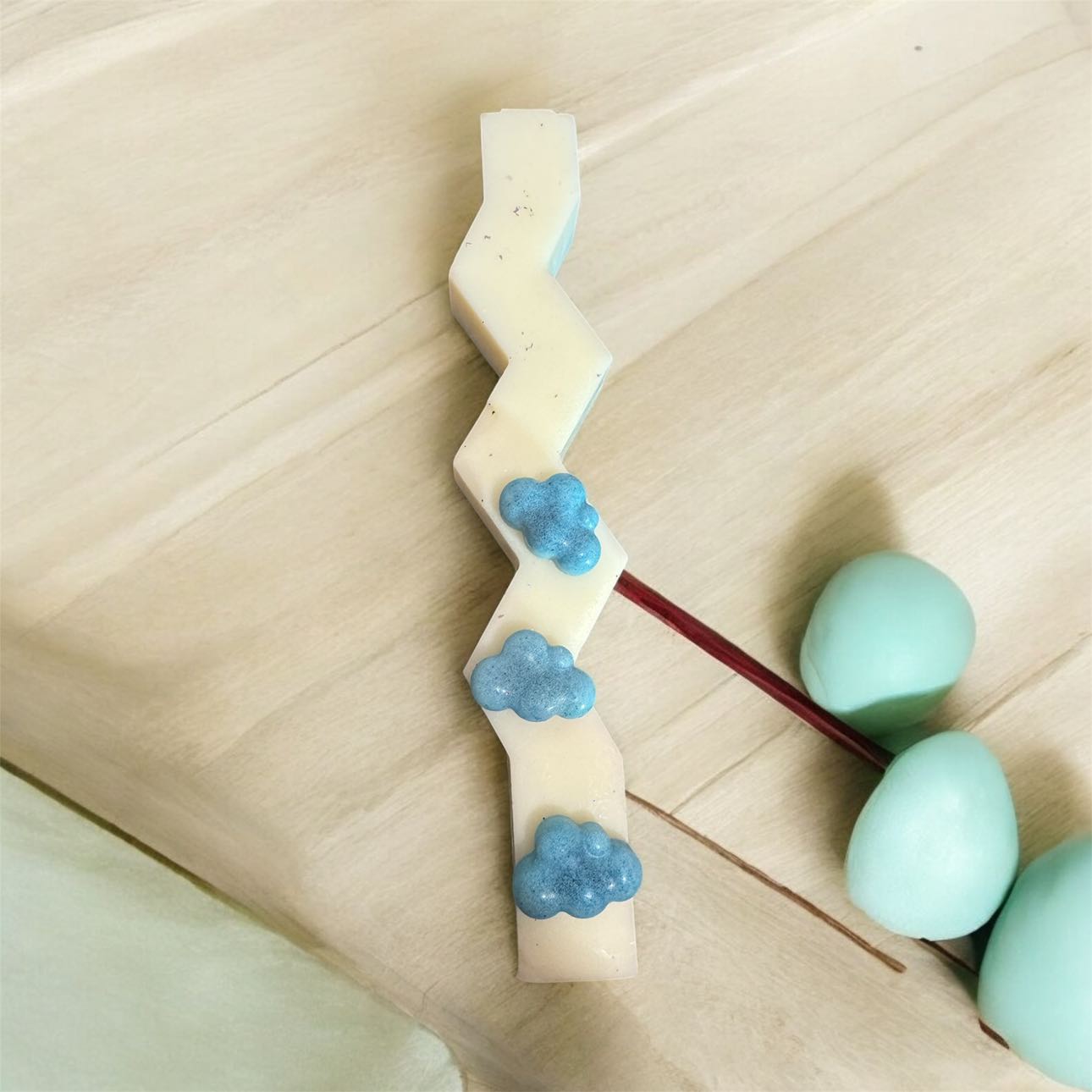 Λαμπάδα "Σύννεφα¨ Βανίλια