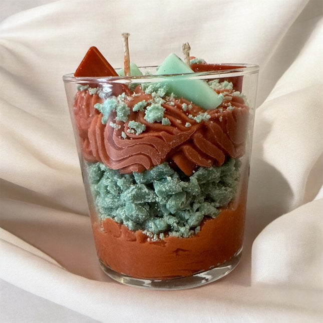 Dubai Chocolate Soy Wax Candle – Άρωμα pistachio & knafeh | The Gift Box