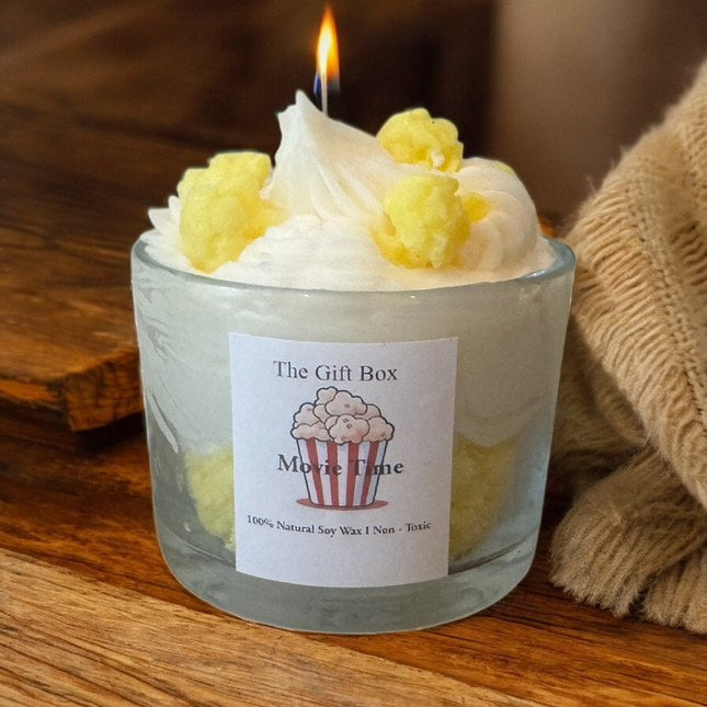Movie Time Candle – Κερί με άρωμα ποπ κορν | The Gift Box