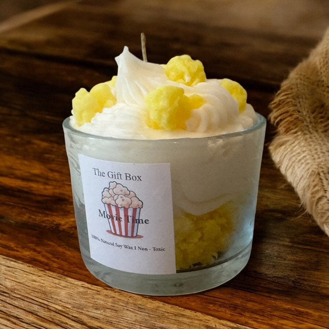 Movie Time Candle – Κερί με άρωμα ποπ κορν | The Gift Box