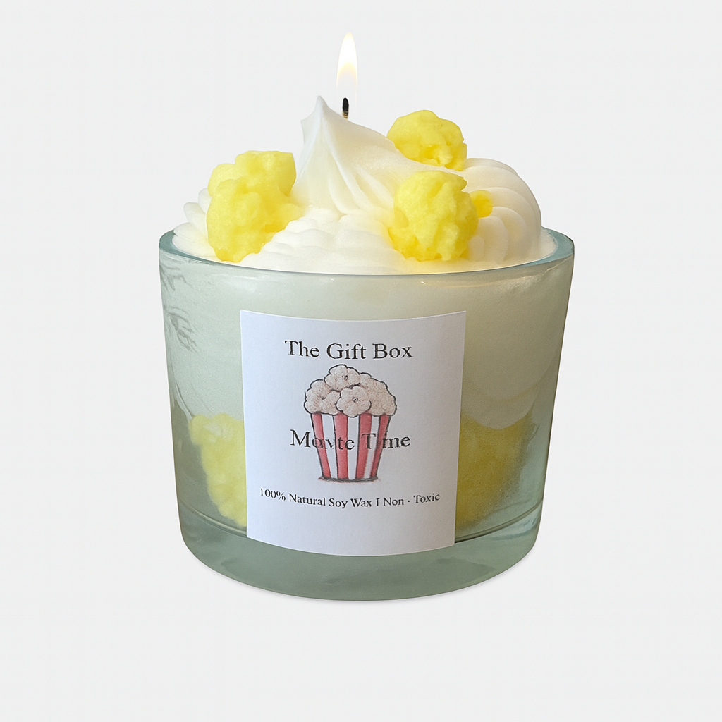 "Movie Time" Candle (Popcorn)