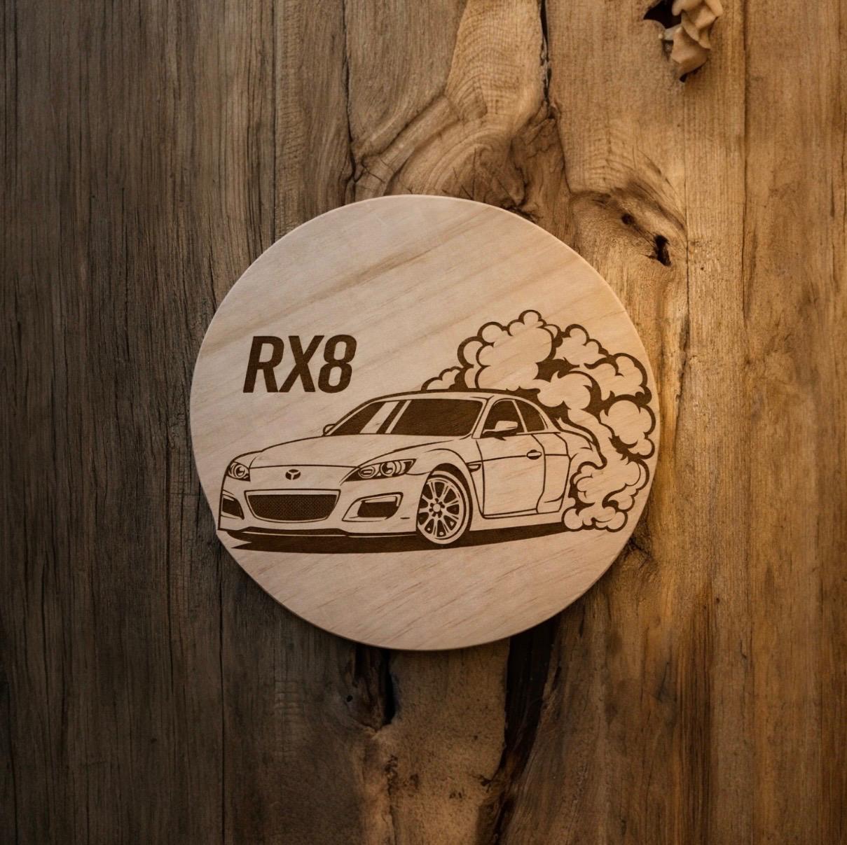 Ξύλινο Σουβέρ RX8 - Drift Edition - Gift Ideas - The Gift Box thegiftbox.gr