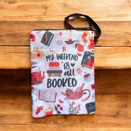 Υφασμάτινη θήκη μεταφοράς βιβλίου – My Weekend is All Booked | The Gift Box
