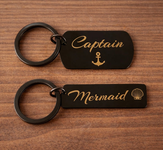 Captain & Mermaid - Μπρελόκ για Ζευγάρια