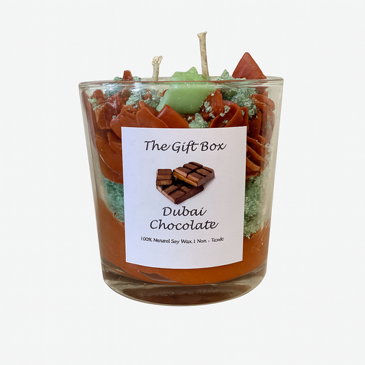 "Dubai Chocolate" Candle