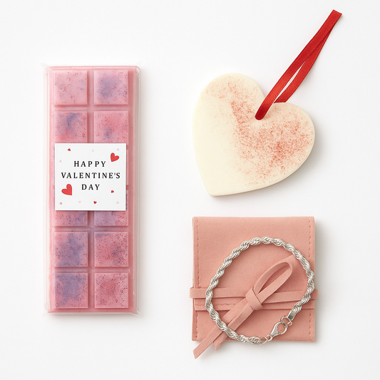 Σετ Δώρου Valentine's Day - Snap Bar & Ταμπλέτα Ντουλάπας & Βραχιόλι - The Gift Box