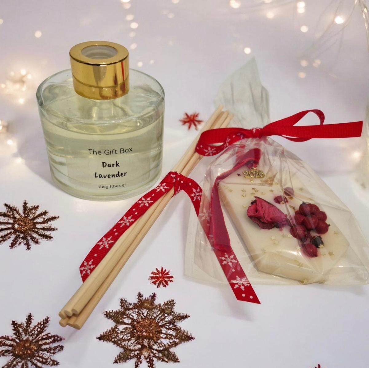 "Holiday Glow" Σετ Δώρου - Γούρι Ταμπλέτα & Reed Diffuser