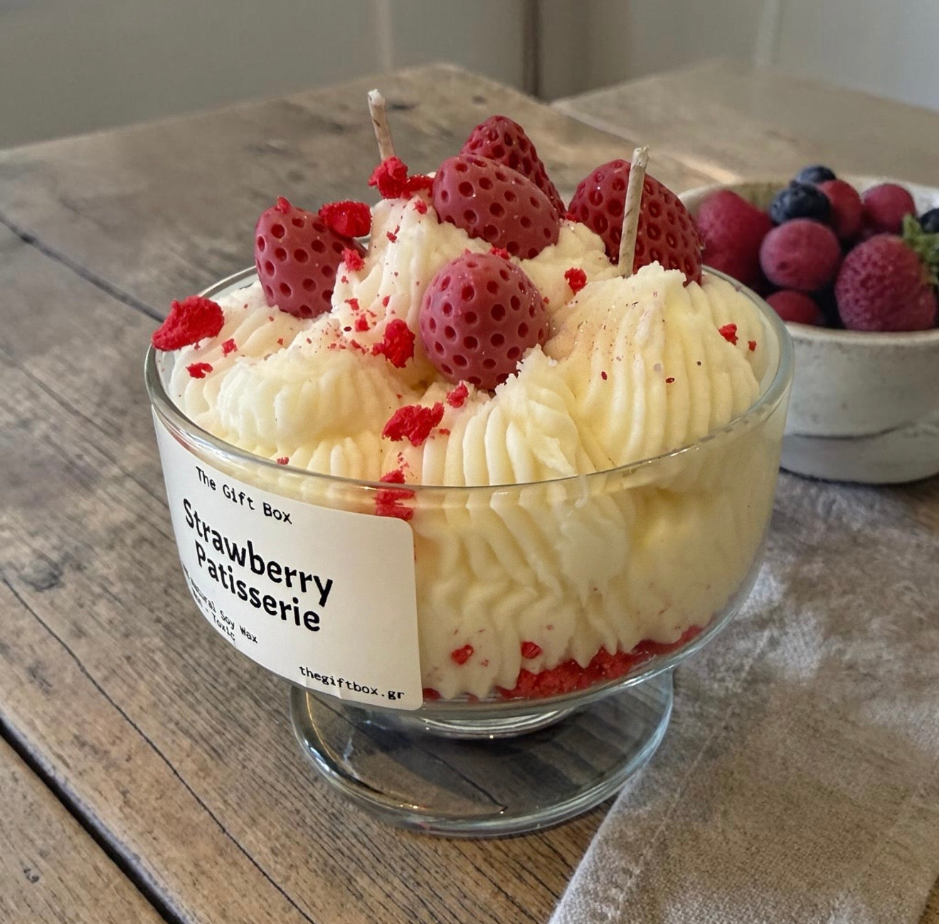 "Strawberry Patisserie" Candle