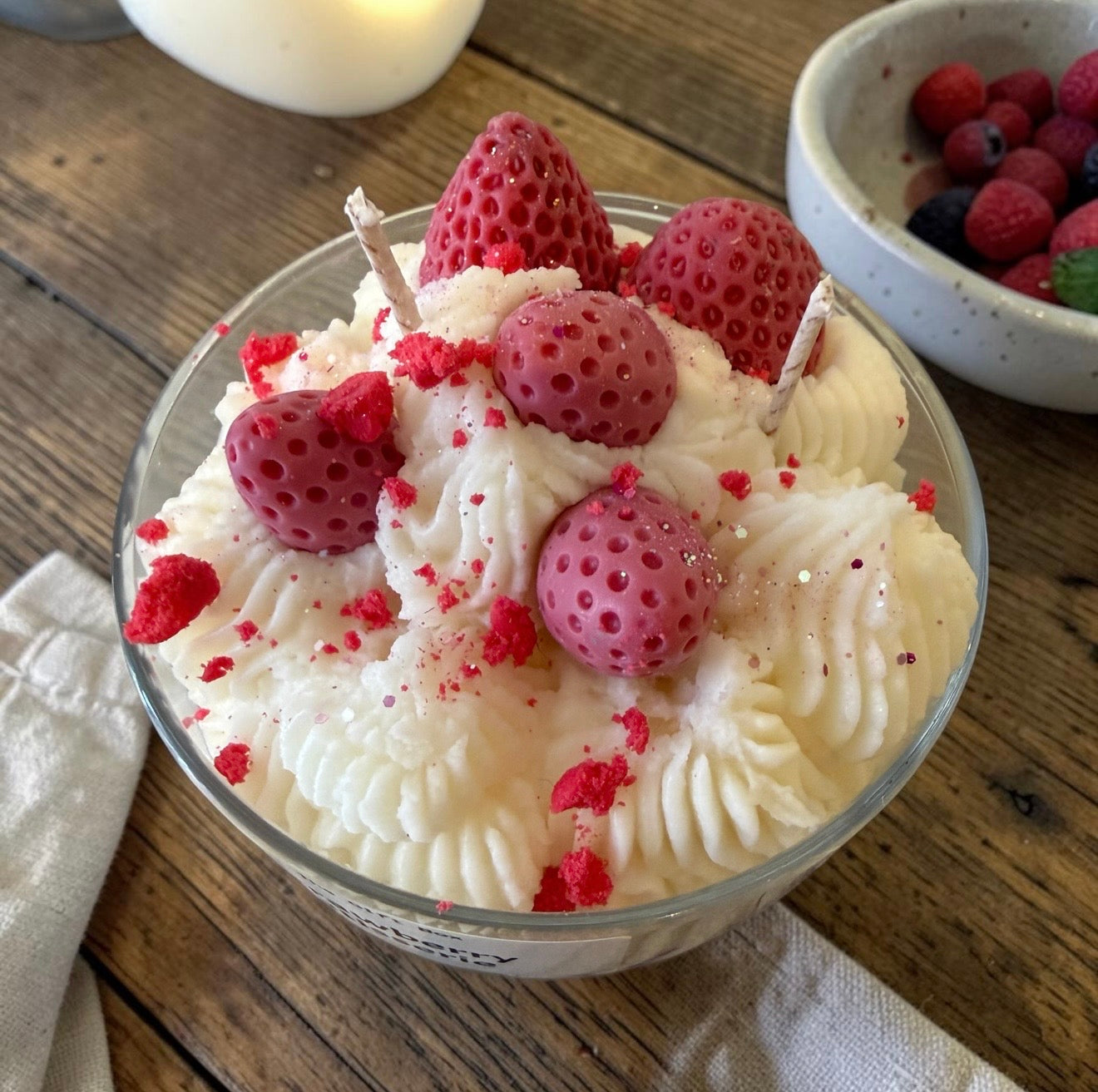 "Strawberry Patisserie" Candle