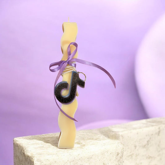Αρωματική Λαμπάδα Σόγιας - TikTok Μπρελόκ