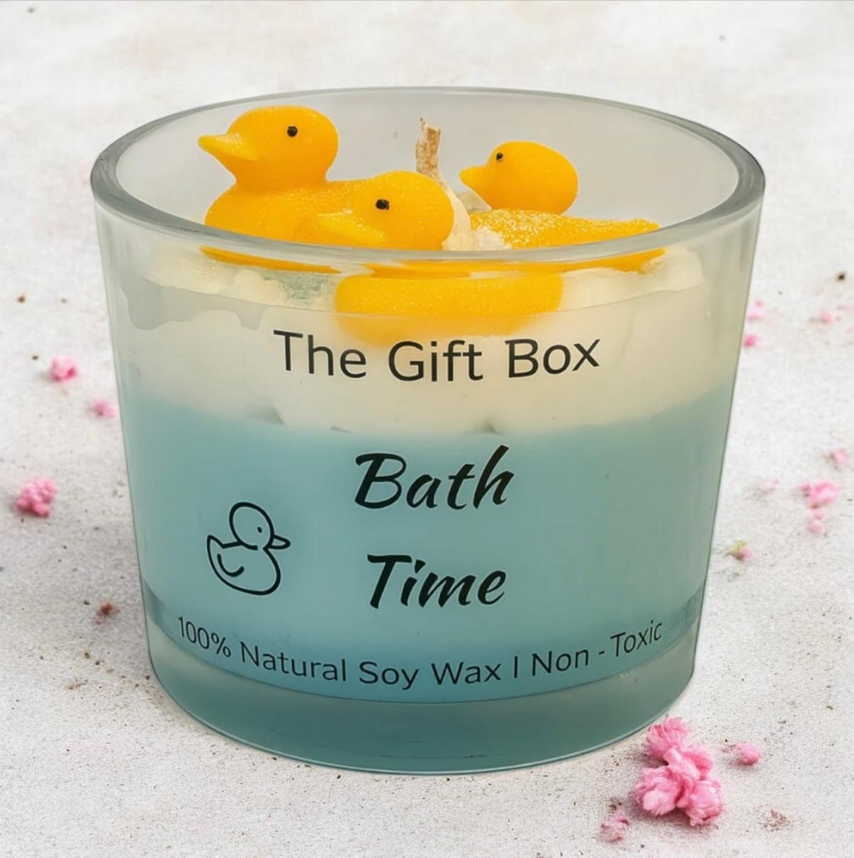 Bath Time - Soy Candle with Ducks - The Gift Box thegiftbox.gr