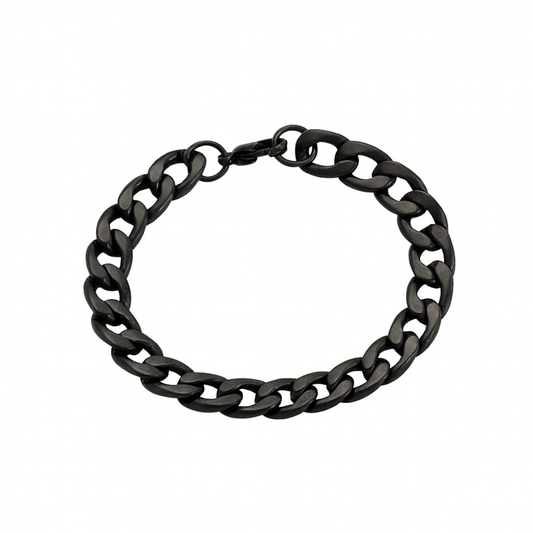 Αντρικό Βραχιόλι Black Steel Chain - Ανοξείδωτο Ατσάλι