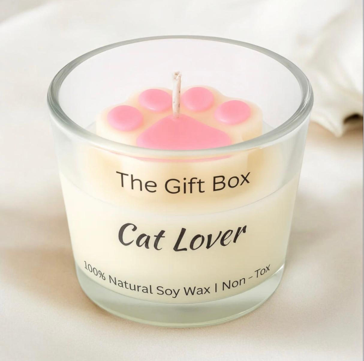 Κερί Σόγιας - Cat Lover - Έντονο άρωμα που εξαφανίζει τις μυρωδιές της γάτας στο σπίτι - The Gift Box thegiftbox.gr