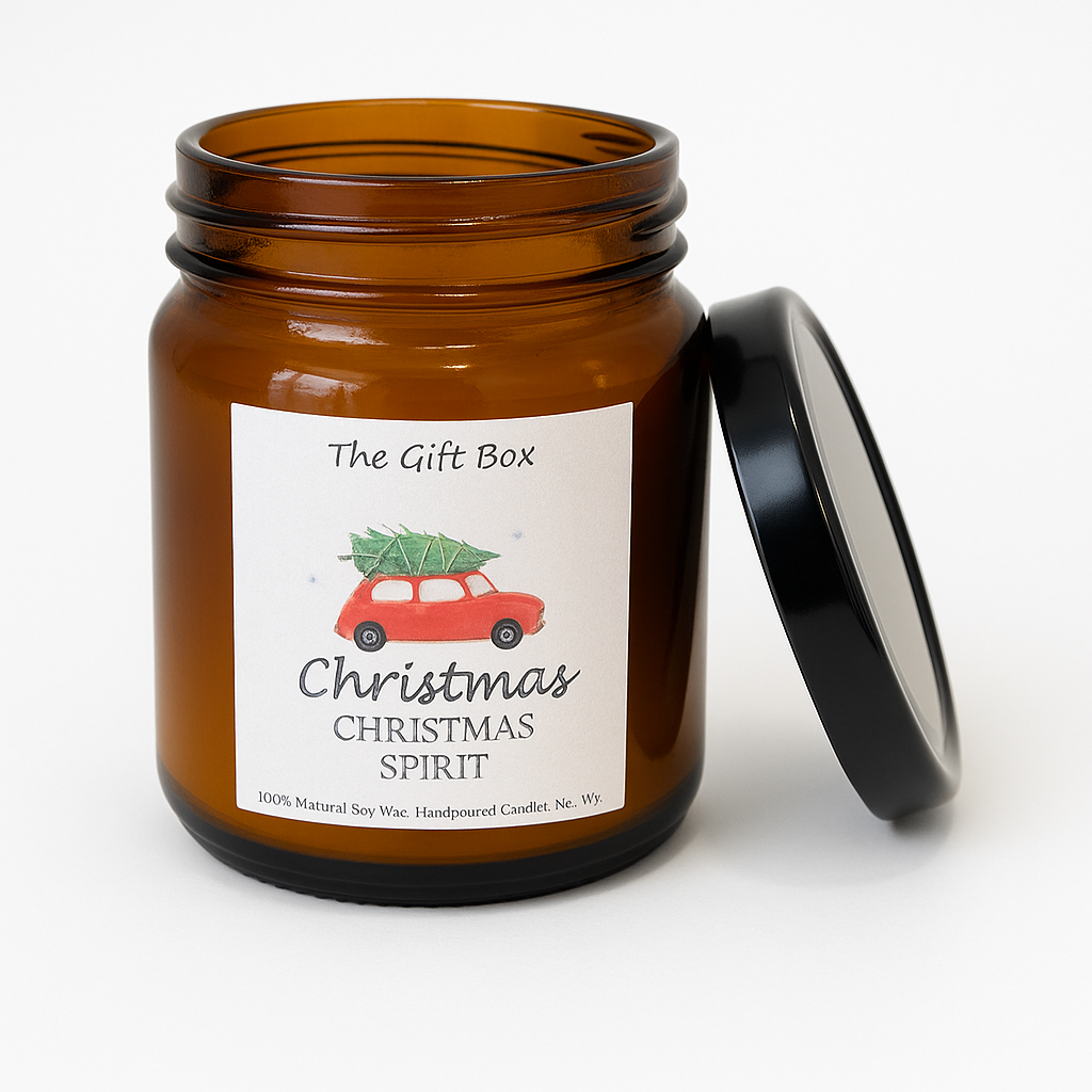 Christmas Spirit Candle Soy - The Gift Box thegiftbox.gr