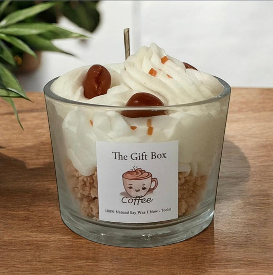 Coffee Soy Candle - Κερί Σόγια με άρωμα Καφέ - The Gift Box thegiftbox.gr