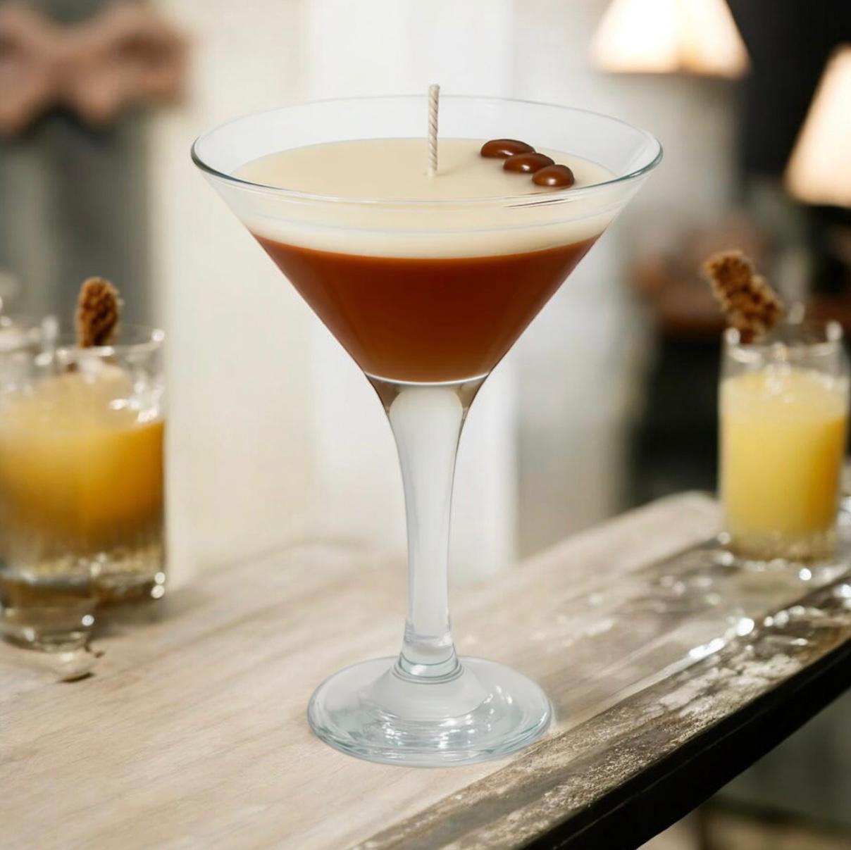 Espresso Martini Candle - Κερί Σόγιας με άρωμα κοκτέιλ espresso martini – The Gift Box thegiftbox.gr