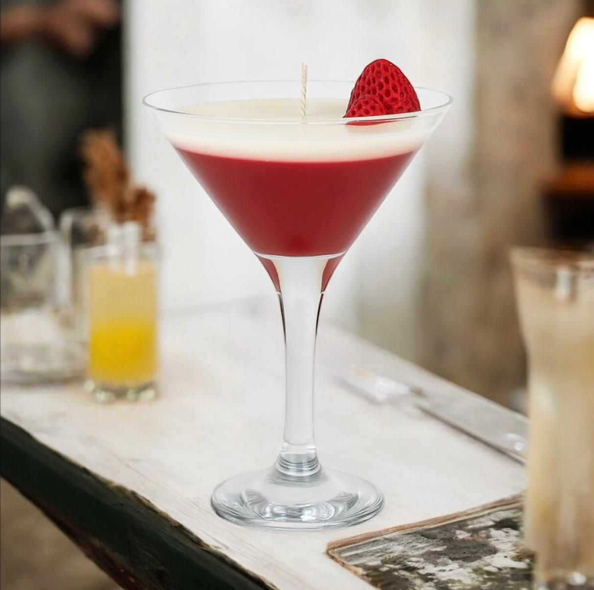 Daiquiri Strawberry Candle – Κερί με άρωμα κοκτέιλ φράουλα | The Gift Box thegiftbox.gr
