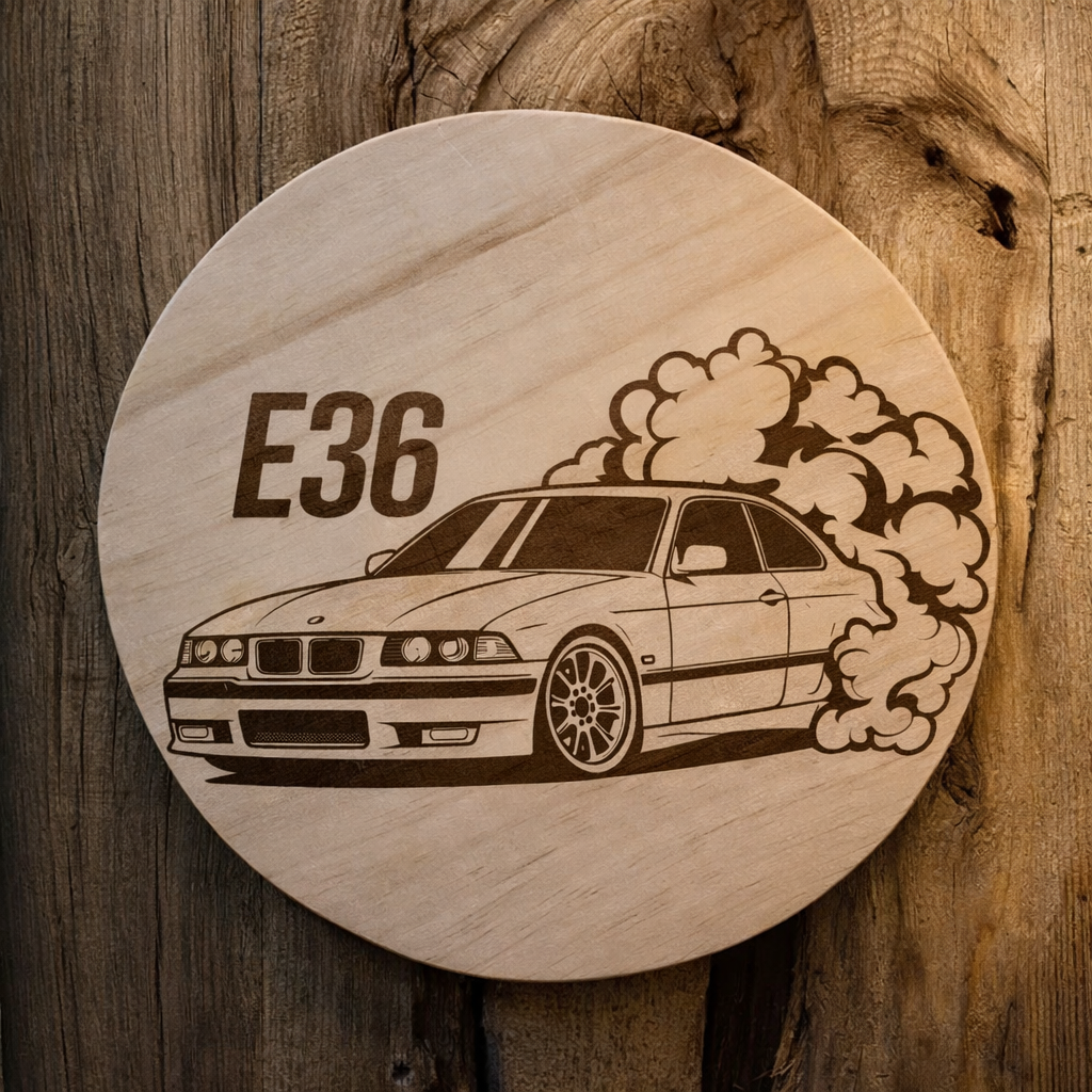 Ξύλινο Σουβέρ BMW E36 - Drift Edition - Gift Ideas - The Gift Box thegiftbox.gr