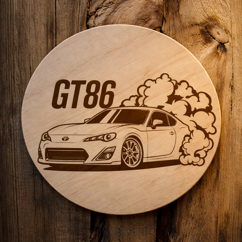 Ξύλινο Σουβέρ Toyota GT86 - Drift Edition - Gift Ideas - The Gift Box thegiftbox.gr