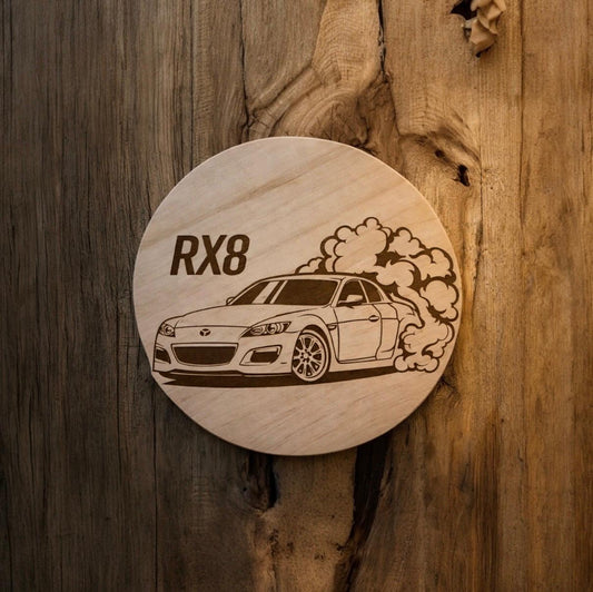 Ξύλινο Σουβέρ RX8 - Drift Edition - Gift Ideas - The Gift Box thegiftbox.gr