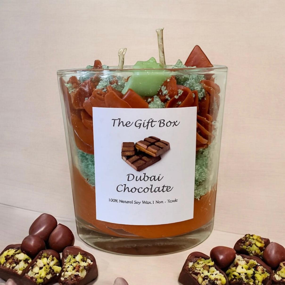 Dubai Chocolate - Soy Candle | The Gift Box thegiftbox.gr