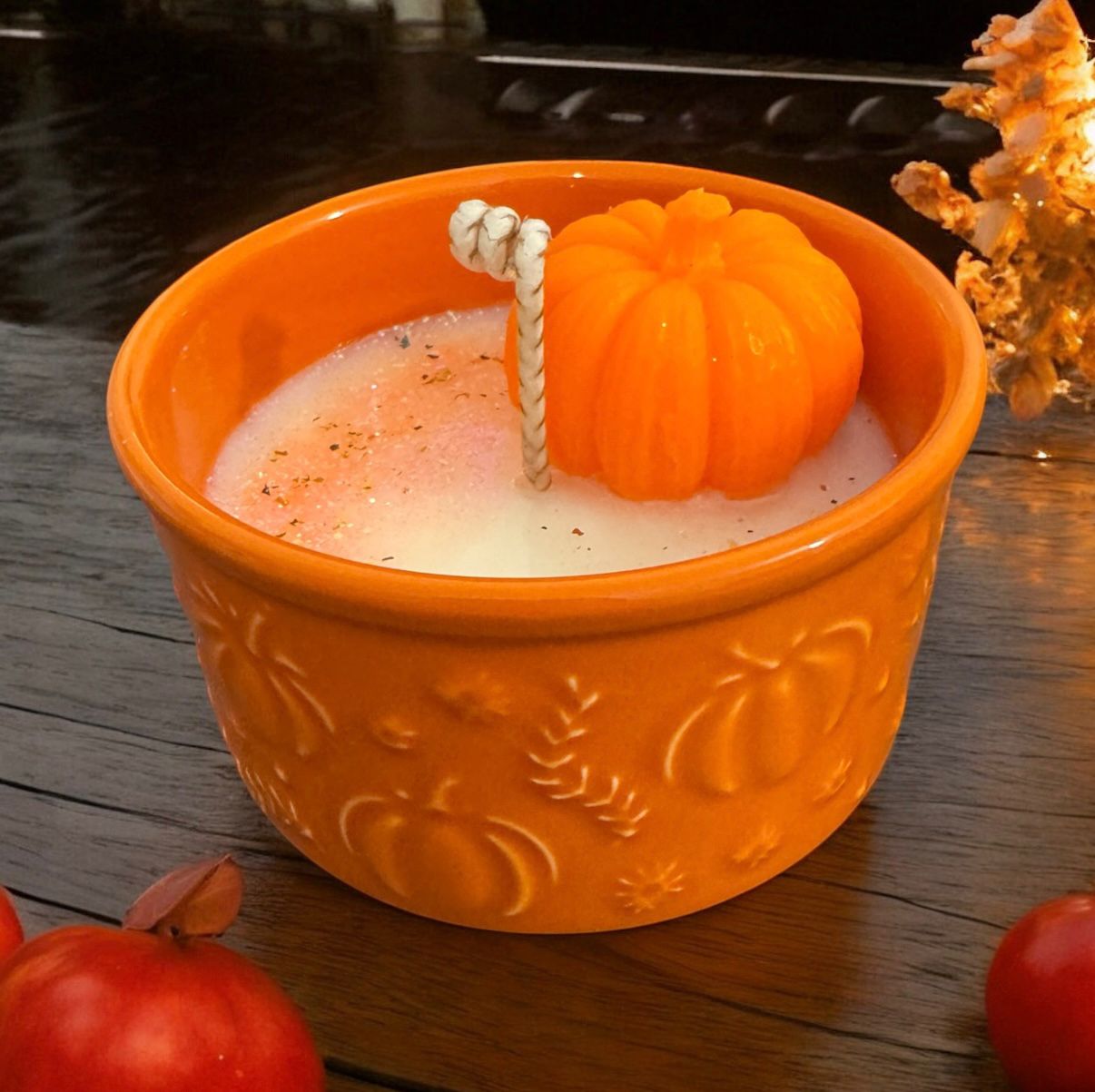 Pumpkin Spice Candle Soy - Κερί Σόγιας Κολοκύθα - The Gift Box thegiftbox.gr