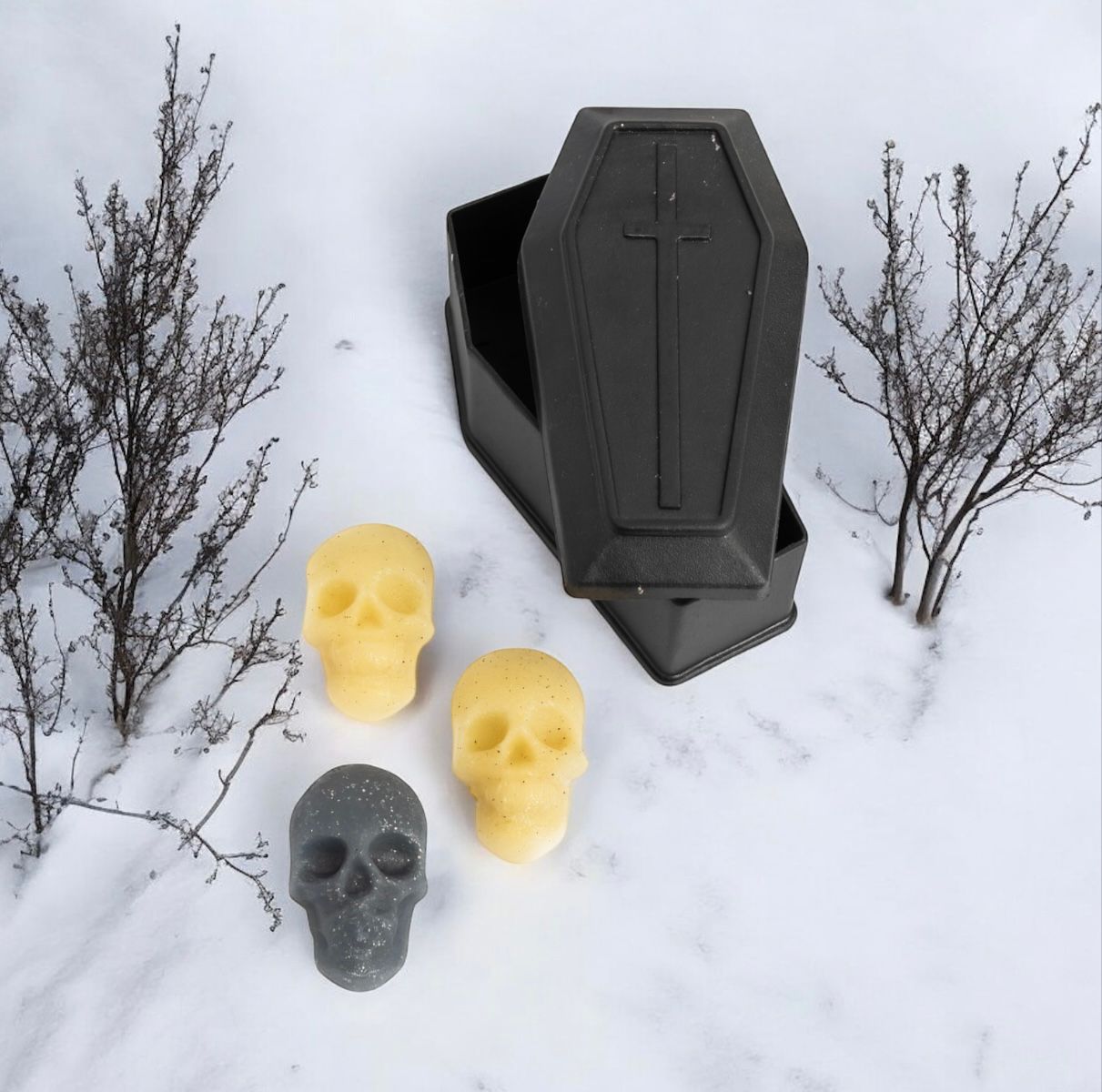 "Skull & Coffin" Wax Melts - Halloween Edition