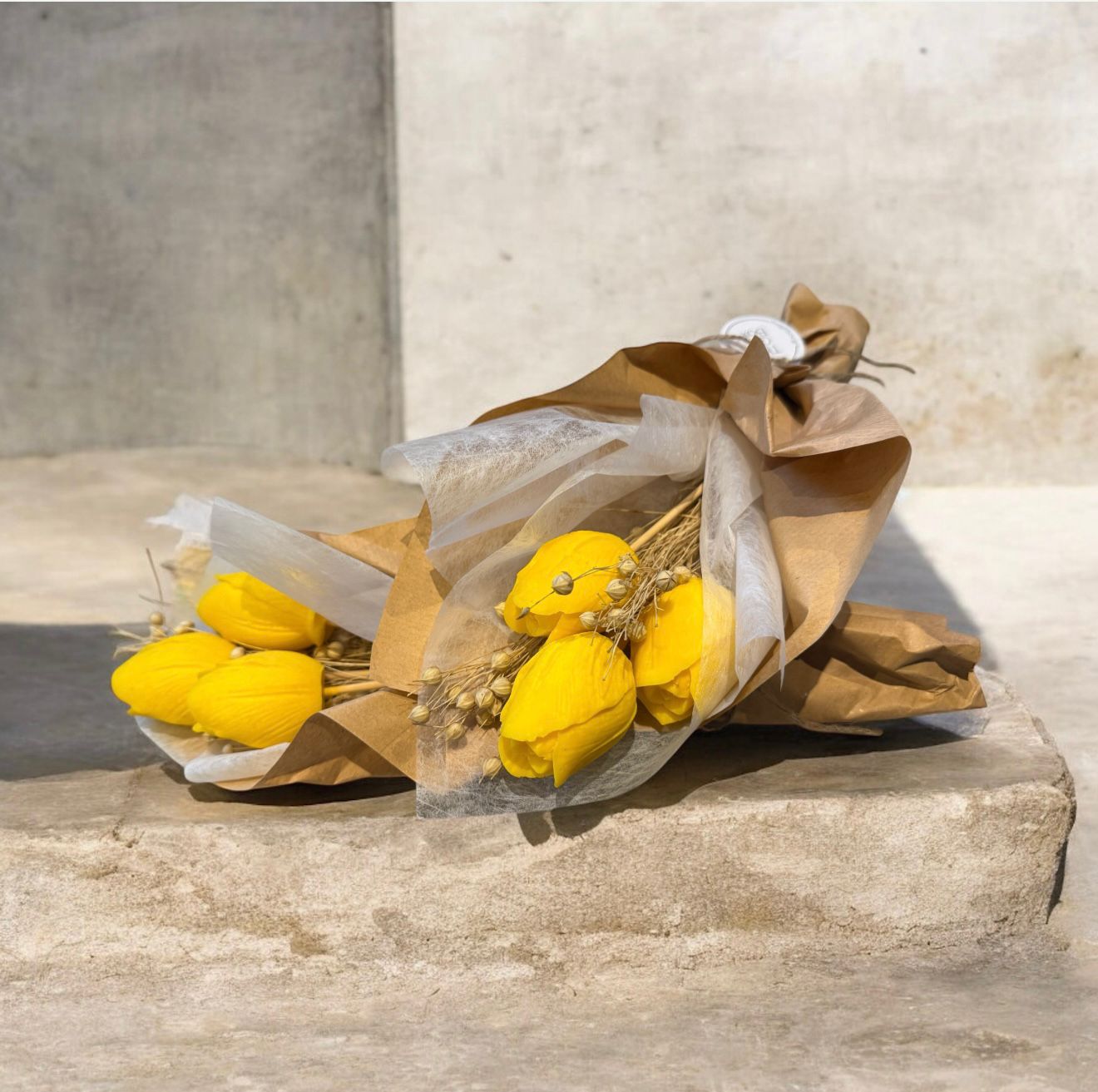 Μπουκέτο με Τουλίπες από Κερί - 3 Τεμάχια - The Gift Box thegiftbox.gr